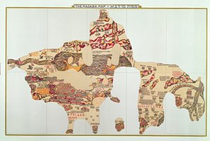 Mozaiková mapa Madaba, byzantská, 6. století